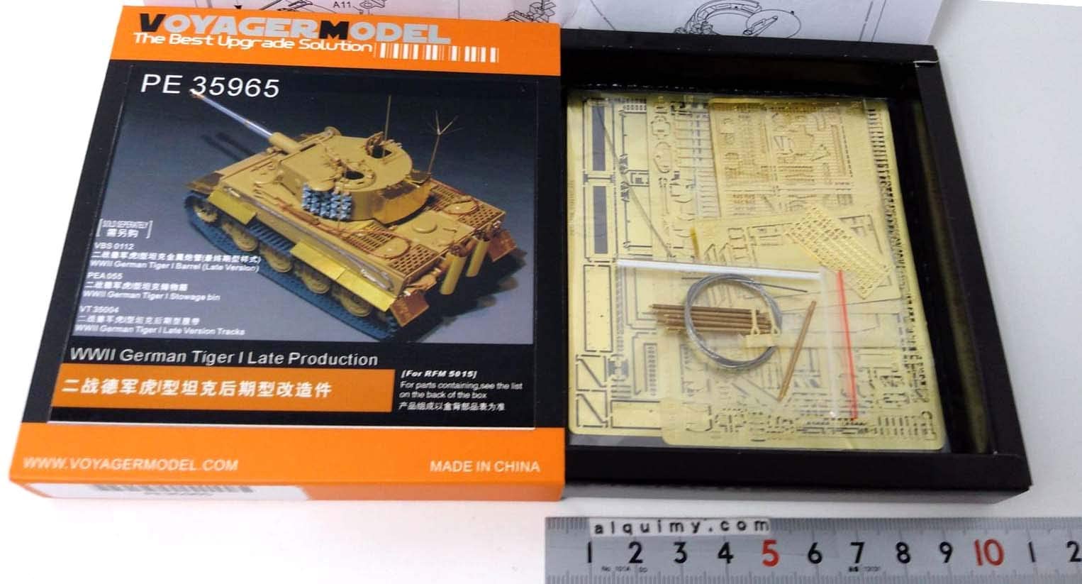 Amazon | 1/35 WWII ドイツ軍 タイガーI 後期型エッチングパーツ